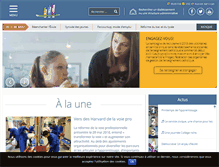 Tablet Screenshot of enseignement-catholique.fr